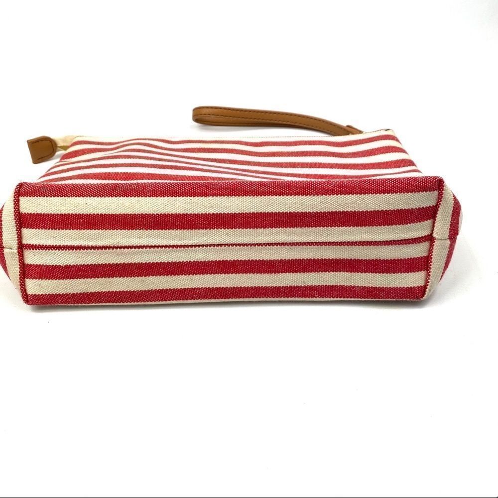 Tommy Hilfiger red striped canvas cosmetics bag - Picture 3 of 10